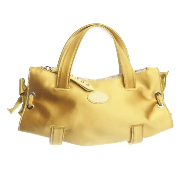 Abendtasche in Gelb, Seide, Tod´s