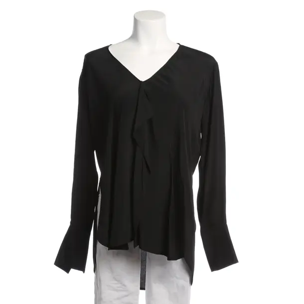 Bluse in Schwarz, Acetat, Dondup