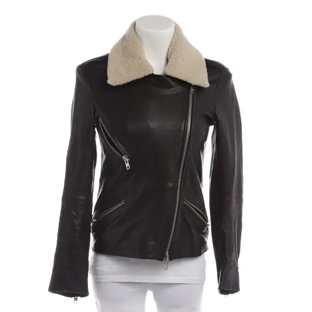 LeatherJacket in Black, Leather, Bloom