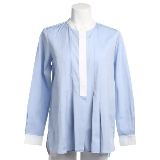 Bluse in Blau, Baumwolle, Max Mara