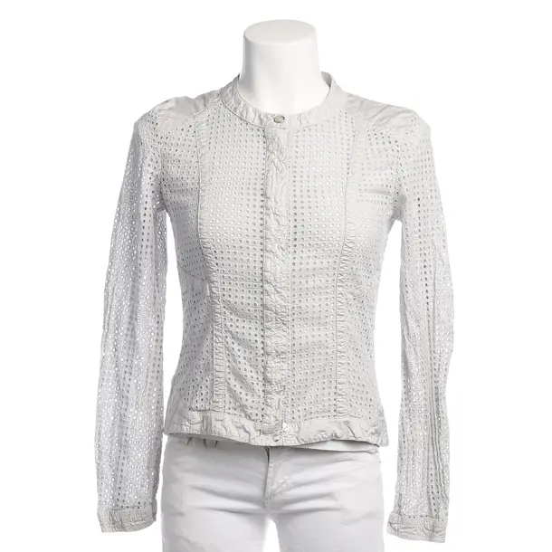 Summer Jacket in Gray, Cotton, Marc Cain