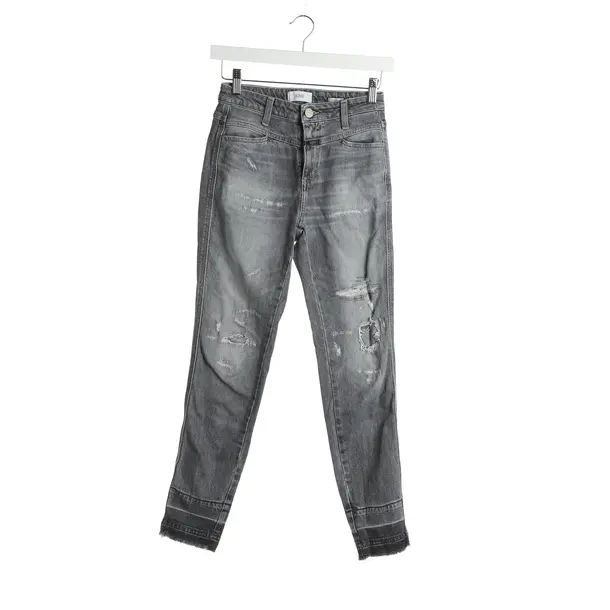 Skinny Jeans in Gray, Cotton, Closed
