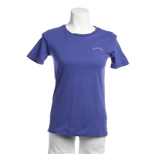 Shirt in Lila, Baumwolle, Closed
