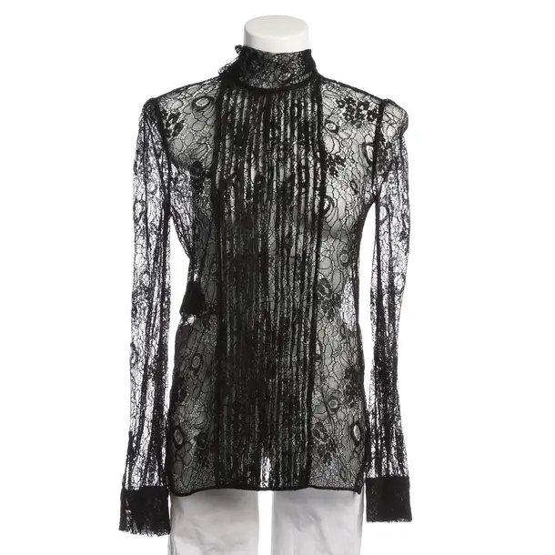 Bluse in Schwarz, Viskose, Prada