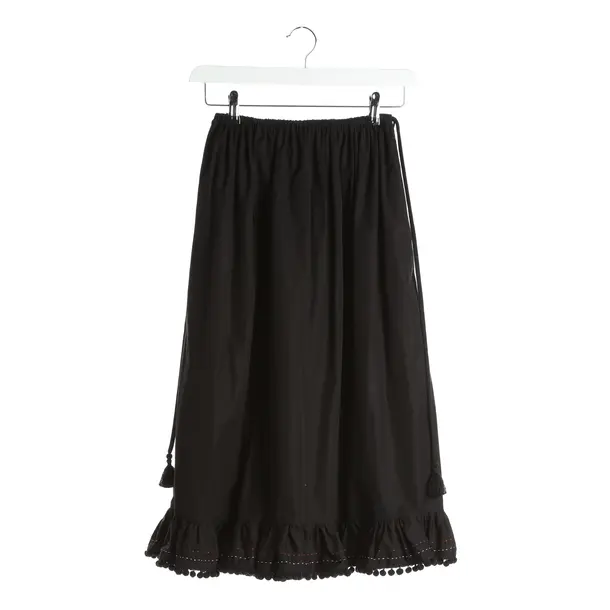 Rock in Schwarz, Baumwolle, Miu Miu