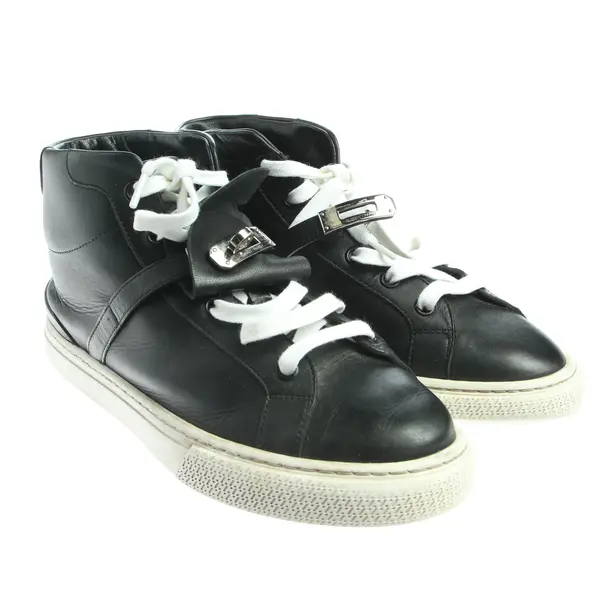 High-Top Sneakers in Black, , Hermès