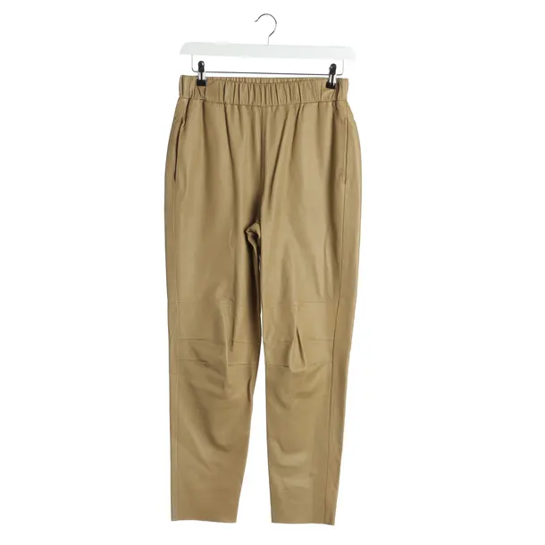 Hose in Braun, Leder, Closed