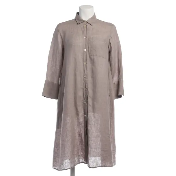 Kleid in Grau, Leinen, Robert Friedman
