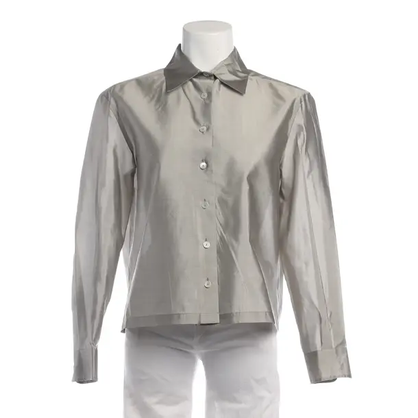 Bluse in Grau, Seide, Max Mara