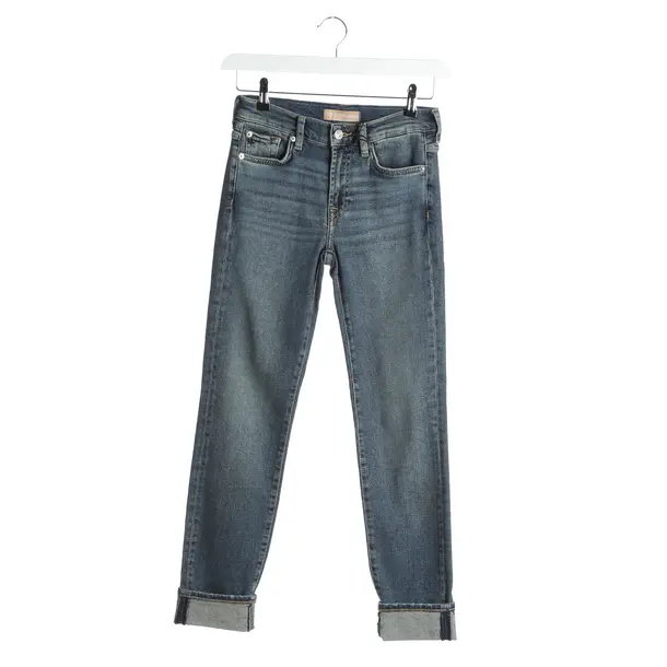 Jeans Straight Fit in Blau, Baumwolle, 7 for all mankind