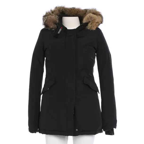 Wintermantel in Schwarz, Polyester, Woolrich