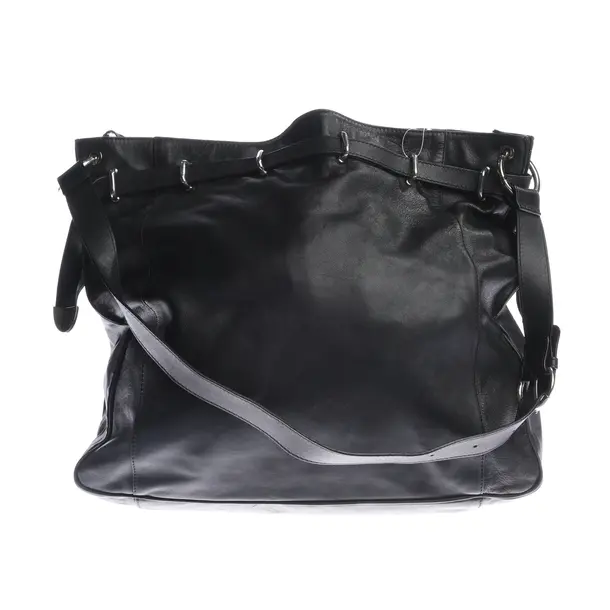 Shopper in Schwarz, Leder, Strenesse