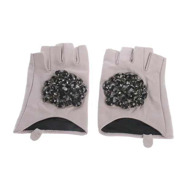 Leather Gloves in Pink, Leather, Karl Lagerfeld