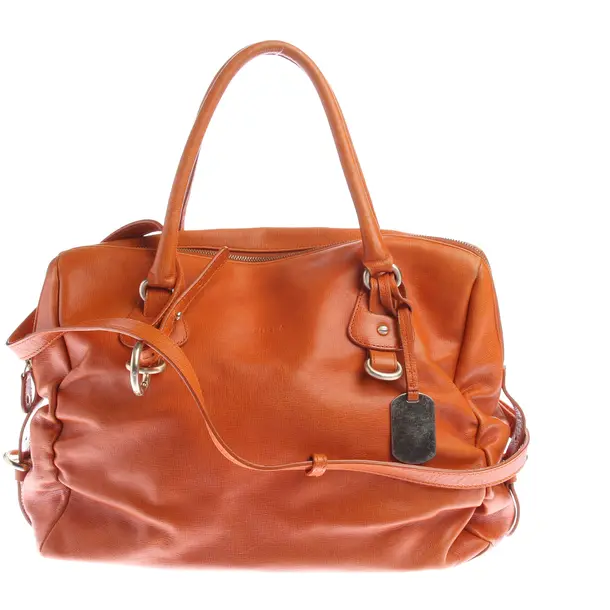 Handtasche in Orange, Leder, Furla