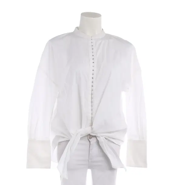 Bluse in Weiß, Baumwolle, Hugo Boss
