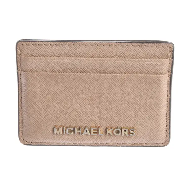 Card Holder in Brown, Leather, Michael Kors