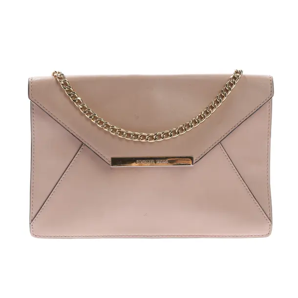 Schultertasche in Weiß, Leder, Michael Kors