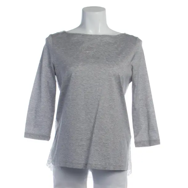 Longsleeve in Grau, Baumwolle, Fabiana Filippi