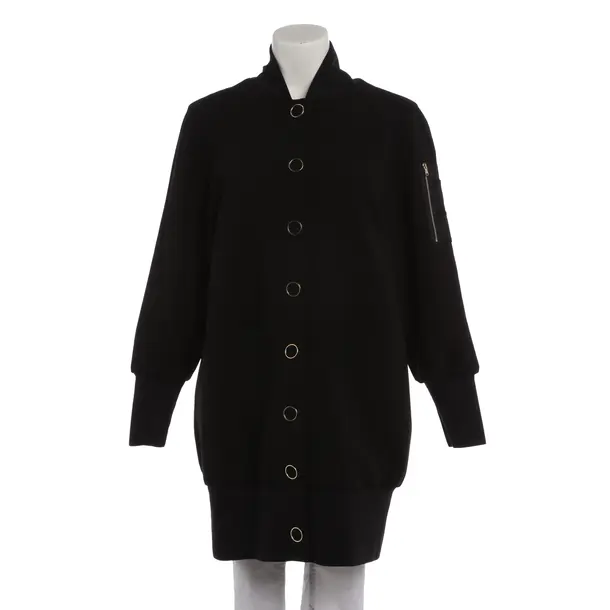 Mid-Season Coat in Black, Polyester, Patrizia Pepe