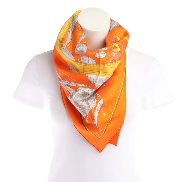 Tuch in Mehrfarbig, Seide, Hermès