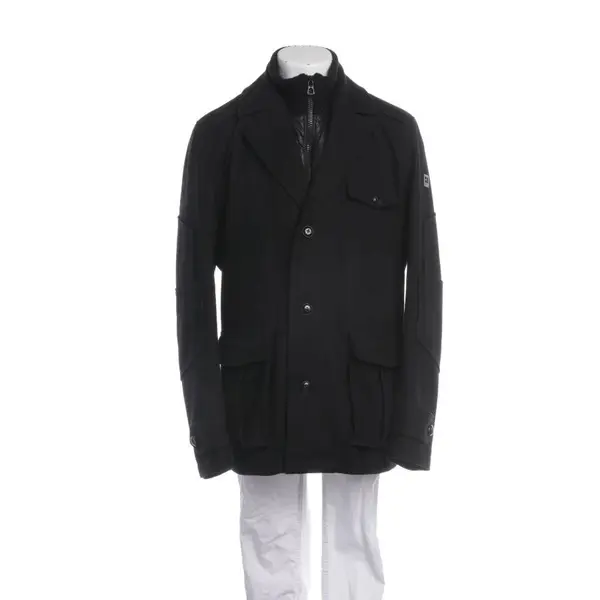 Übergangsjacke in Schwarz, Wolle, Hugo Boss Orange