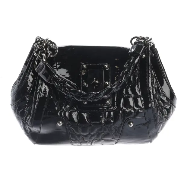 Handtasche, in Schwarz, Leder, Stuart Weitzman