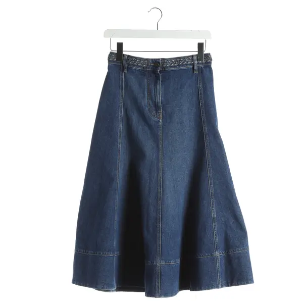 Skirt, in Blue, Cotton, Valentino