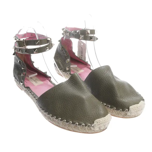 Strappy Sandals, in Green, Valentino