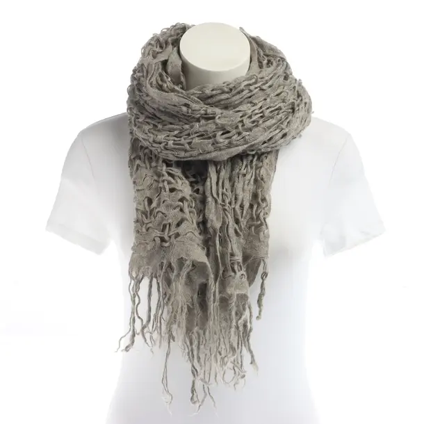 Scarf, in Gray, Cotton, Faliero Sarti