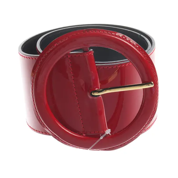 Gürtel, in Rot, Leder, Valentino