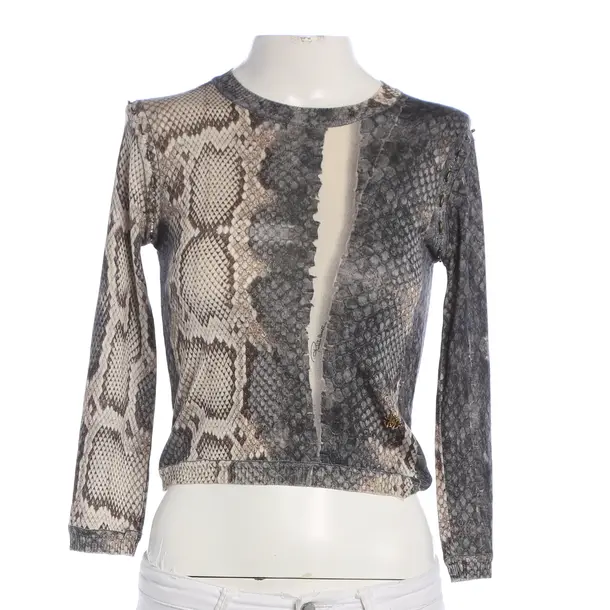 Long Sleeve Shirt, in Beige, Silk, Roberto Cavalli