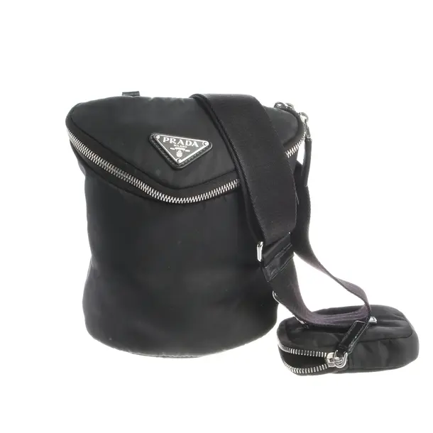 Cross Body Bag, in Black, Polyamide, Prada