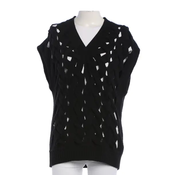 Sweater Vest, in Black, Wool, Valentino