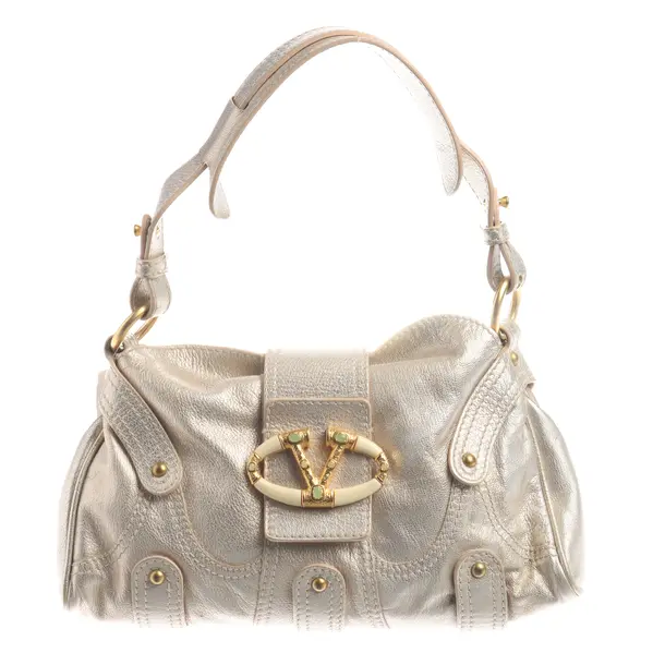 Shoulder Bag, in Beige, Leather, Valentino