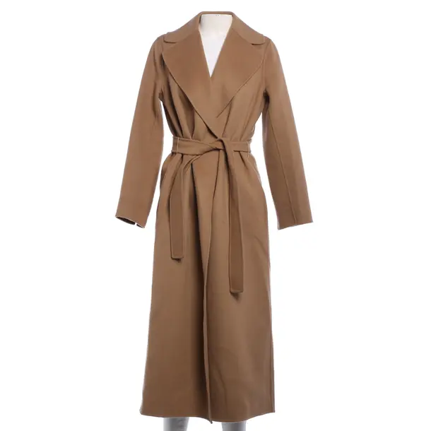 Cappotto mezza stagione, in Marrone chiaro, Lana, Max Mara