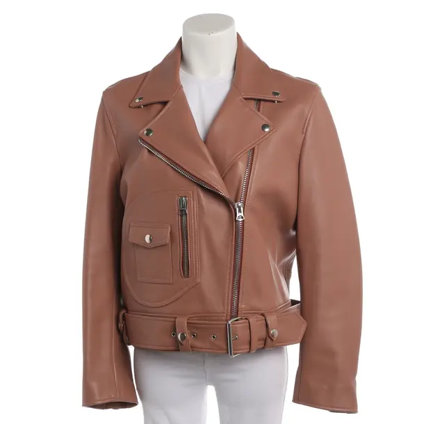 Lederjacke, in Apricot, Leder, Acne Studios