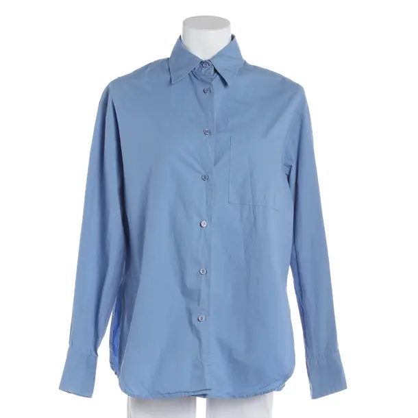 Bluse, in Blau, Baumwolle, Frankie Shop
