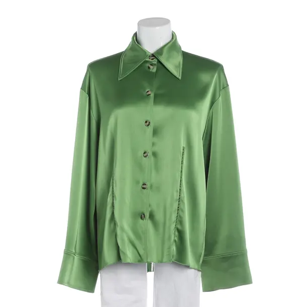 Blouse, in Green, Triacetate, Nanushka