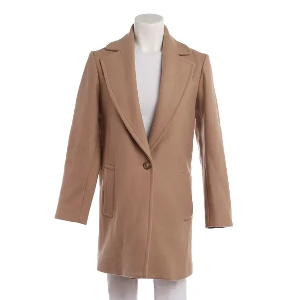 Übergangsmantel, in Camel, Wolle, Theory