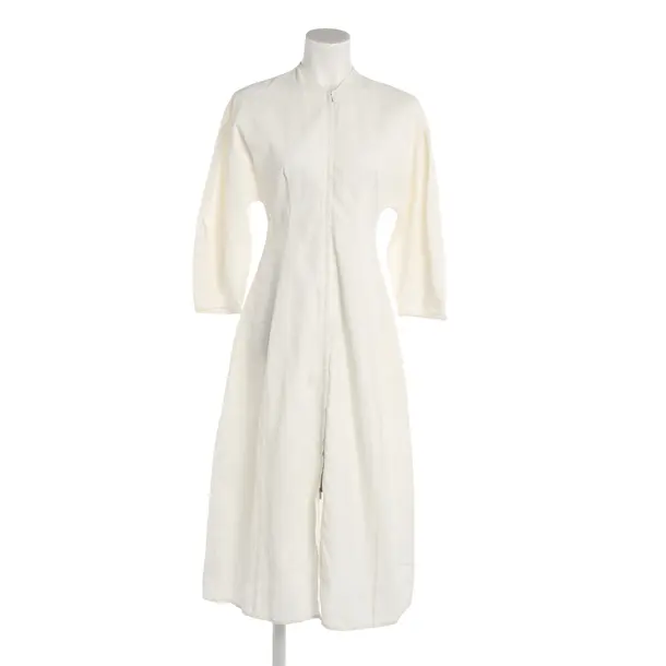 Kleid, in Cream, Leinen, Jil Sander