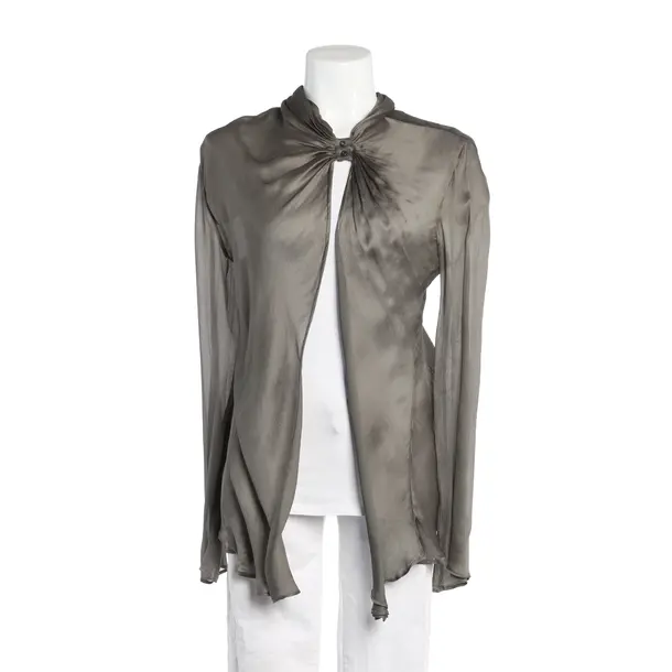 Bluse, in Grau, Viskose, Giorgio Armani