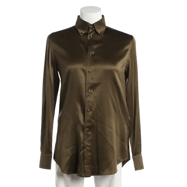 Blouse, in Camouflage, Silk, Ralph Lauren Purple Label