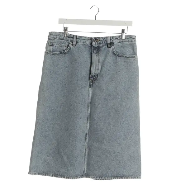 Rock, in Blau, Baumwolle, Totême