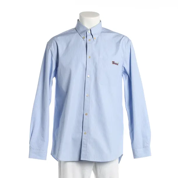 Shirt, in Light Blue, Cotton, Gucci