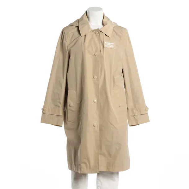 Mid-Season Coat, in Beige, Polyester, Burberry