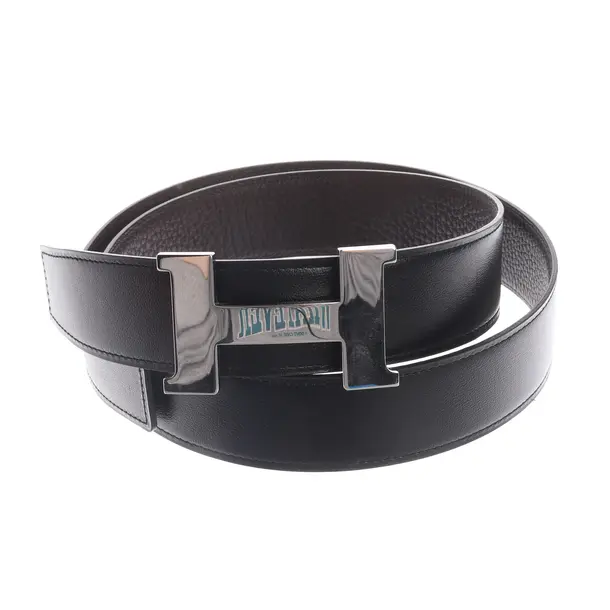Belt, in Black, Leather, Hermès