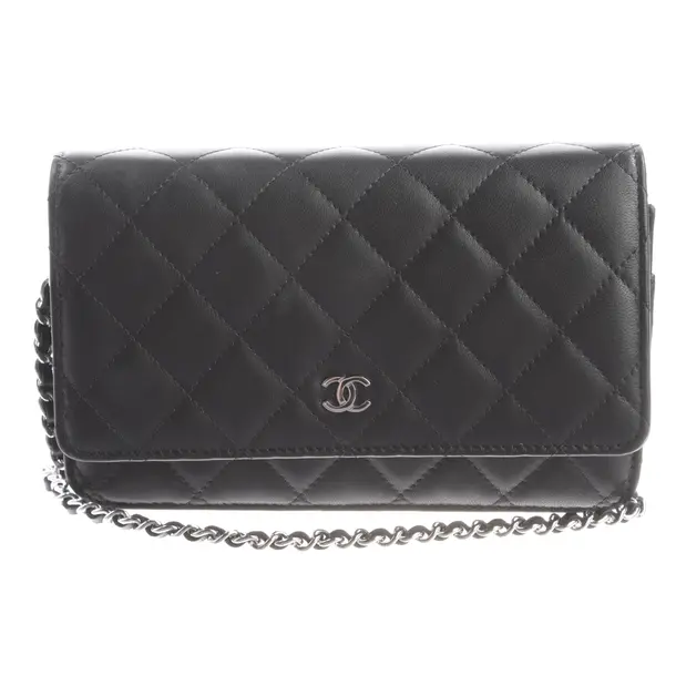 Handtasche, in Schwarz, Leder, Chanel