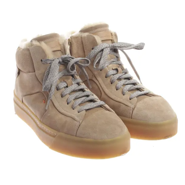 Sneaker alta, in Marrone, Santoni