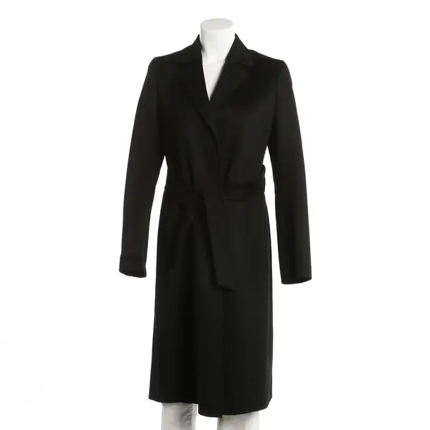 Cappotto mezza stagione, in Nero, Lana, Akris