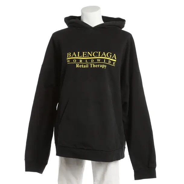 Hoodie, in Black, Cotton, Balenciaga